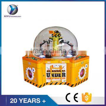 2017 Children Machine Family Excavator Candy Vending Game Machine For Sale