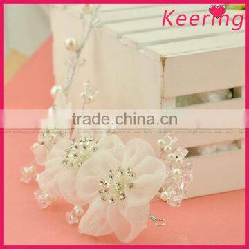 Girl acryilc bridal wedding hair accessories made in China WHD-013