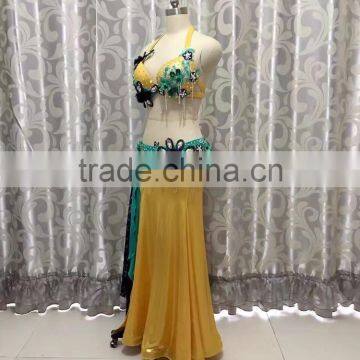 Beautiful women belly dance tassel wear for sale QQ077