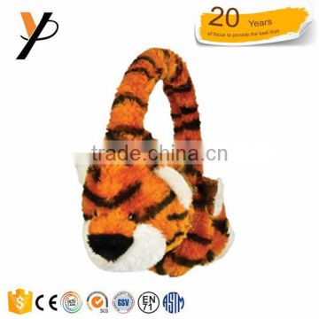 Warm cheap tiger shaped ear muffs toys winter kid earmuff