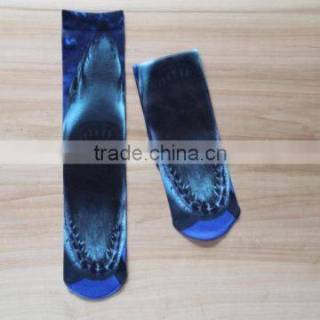 All Over Photo Printing Sublimation Wholesale Custom Print Socks photo-4