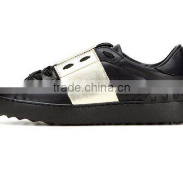Adult White Black Leather Sneakers Shoe Liquidation Closeouts photo-4