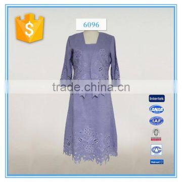 ladies 2 pcs jacket and dress suits wholesale