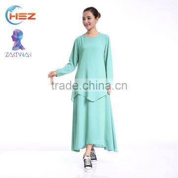 Zakiyyah S30 Wholesale Chromatic Clothing Formal Dress With Soft Abaya Pure Burqa for Muslim Women in Various Color Dubai