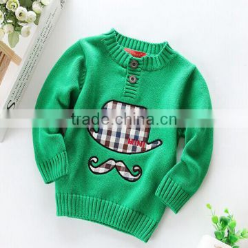 Baby Boys Cotton Sweaters 2015 Knitted Kids Pullover Sweater