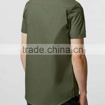 Wholesale Mens Shirt Short Sleeve Shirt With Pocket Latest Design Shirt photo-2