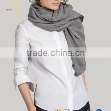Women Knitted Winter Grey Cashmere Scarfs And Shawl photo-3