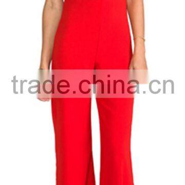 Girls/ladies Sexy Deep V-neck Loose Jumpsuits R0023 photo-2