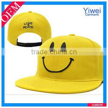 Embroidery pattern baby flat brim cap custom flat brim cap size