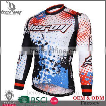 BEROY Men's Long Sleeves Bicycle Garment, Winter Mountain Bike Clothes photo-2