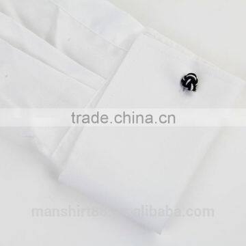 French Cuff Men Shirt Dress Shirt Causal Shirt Spandex /cotton photo-3