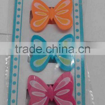 fashion Stationery/ promotional buttlerfly clips for paper,bag and craft