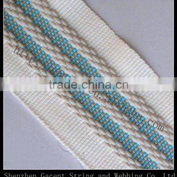 garment accessories;polyester ribbon white,weaving ribbon