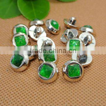 Phnom Penh green button sub monopoly rose buckle diamond cufflinks shirt clothing accessories