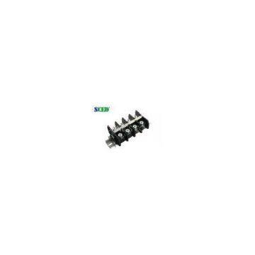 2P - 24P 101A 600V High Current Barrier Terminal Block Connector , Pitch 27.00mm