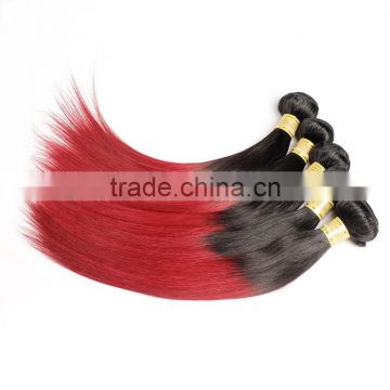 Alibaba wholesale 7a grade colored two tone hair weave , Indian hair