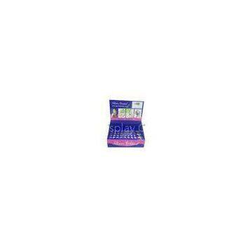 Promotioal corrugated PDQ Trays Floor display stand unit for shock absorber