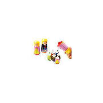 Liquid Multi Color Highlighter Pen With Stamp For Kids