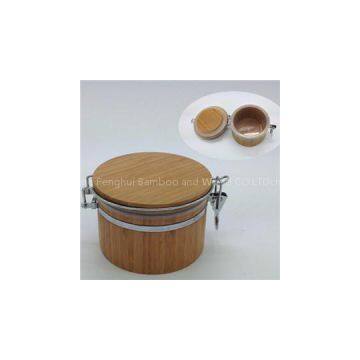 bamboo airtight canister