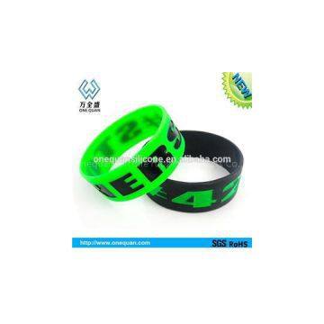 Rubber Screen Printing Bracelet