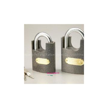 Shackle Protected Plastic Painted Iron Padlock