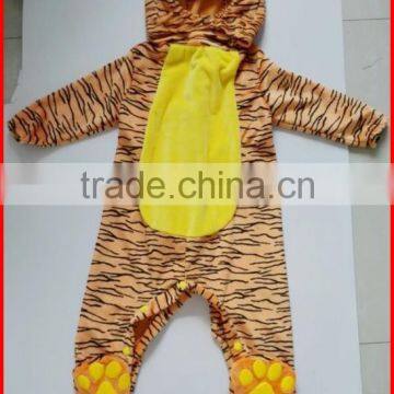 2016 hot design animal mascot tiger costumes for kids