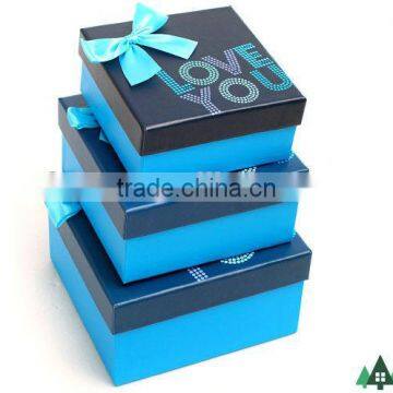 Romantic Valentine's Day Gift Box With Printed "Love You" ,Birthday Party Gift Box Manufacturer photo-4