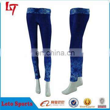 Elastic polyester sports pants /yoga pants /fashion lady casual elastic pencil pants