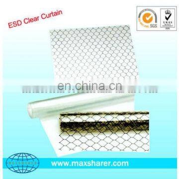 Workshop Antistatic ESD PVC Grid Curtain D06