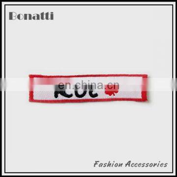 High quality custom woven label