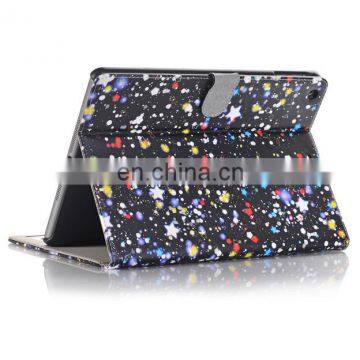 Starry Painting Book Side Flip Wallet Style PU Leather + PC Case for IPad 9.7 / IPad 9.7 (2017) / IPad 2017 IPAD 8 photo-3