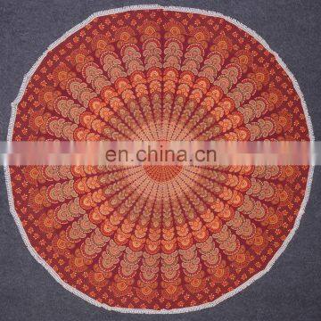 Round Tapestry 100% Cotton 72 Inches Size photo-3
