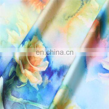 New design printed Digital Print Knit Fabric 95% Rayon 5%spandex Rayon Elastic Jersey Fabric For Garment