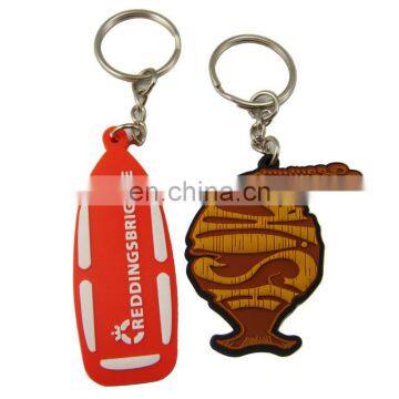 Wholesale Cheap Customized Shaped PVC Pendant Metal Keyring KeyChain,Soft Plastic Handmade,Quality Factory Direct made in Bulk