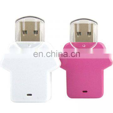 Hot Selling USB 2.0 Polo Shirt Shape Pvc 2tb Usb Flash Drive With Logo