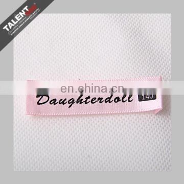 custom garment satin clothing label printing