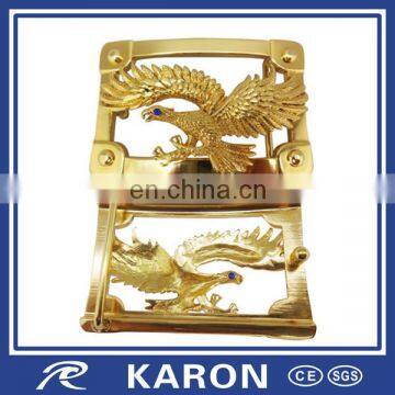 square shape customized decorative belt buckles in zinc