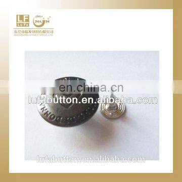metal denim buttons and rivets