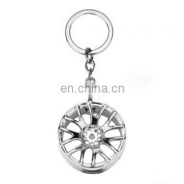 Promotional Gift 3DMini Metal Automotive Car Wheel Auto Parts Keychain photo-4