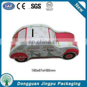 cartoon car house shaped toy storage tin boxes