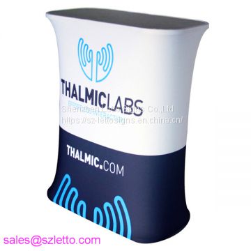 Promotion tension fabric display counter for advertising