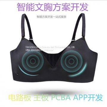 Mobile APP control intelligent music massage warm compress exercise bra program development