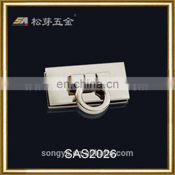 Accepet Custom Order Metal Swing Lock Clasp For Bag, High Quality Plated Metal Lock Clasp photo-3
