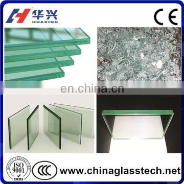 High Safety Ege Plolished Custom Cut Tempered Glass for Buildings