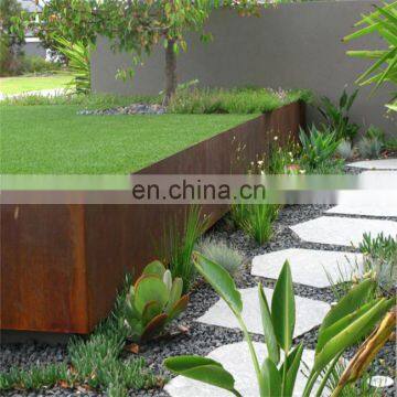 2017 Trending Products Mini Rectangular Corten Steel planters indoor