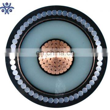 3.6/6kv-26/35kv Single core XLPE insulated copper tape shielding PVC sheathed steel wire armoured power cable