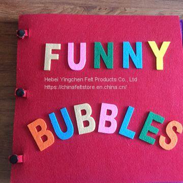 popular baby memory soft felt Fabric quiet book
