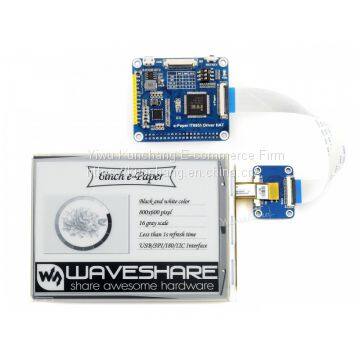 800x600, 6inch E-Ink Display HAT for Raspberry Pi, IT8951 Controller, USB/SPI/I80/I2C Interface photo-3