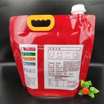 Made in China With Window Compound Plastic Bag for Rice, Flour, Corn, Etc.standing and With a Large Spout,accept Custom photo-5