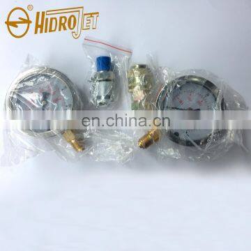 Wholesale Price Hydraulic Pressure Gauge Excavator Spare Parts Hydraulic Pressure Test Kit